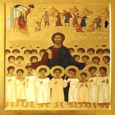 11 січня 2016 року згадується память немовлят вбитих за Христа царем Іродом.
