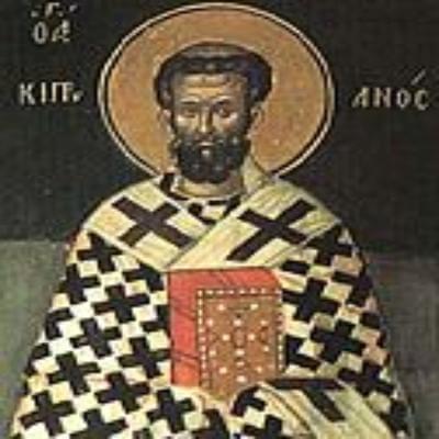 13 вересня день згадки про священномученика і єпископа Карфагенського Киприіана.