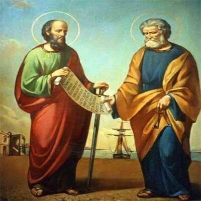 12 липня - святих верховних апостолів Петра і Павла